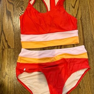 Nani Sherbet Colorblock bottom and crop